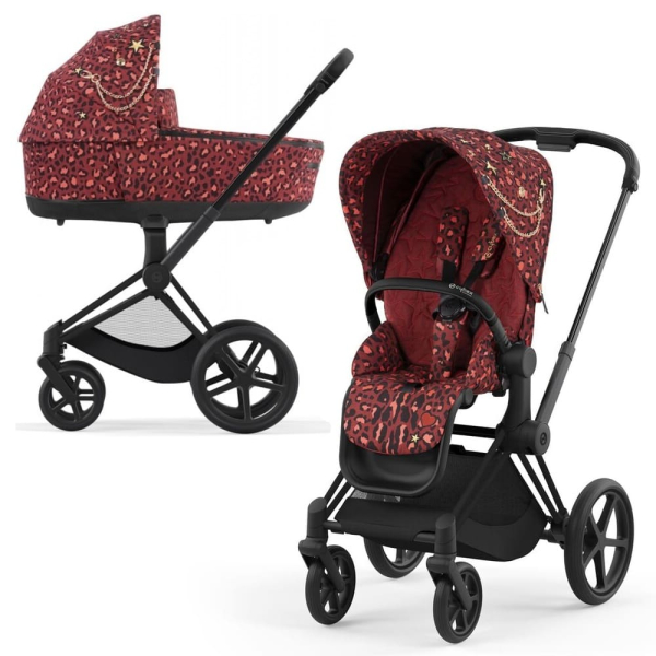 Коляска 2 в 1 Cybex Priam 4 цвет Rockstar шасси Matt Black