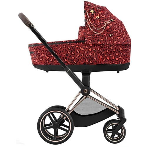 Коляска 2 в 1 Cybex Priam 4 цвет Rockstar шасси Rosegold
