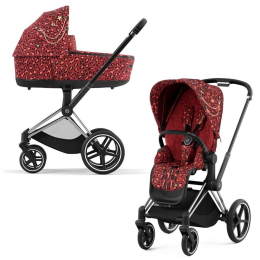 Коляска 2 в 1 Cybex Priam 4 цвет Rockstar шасси Chrome Black