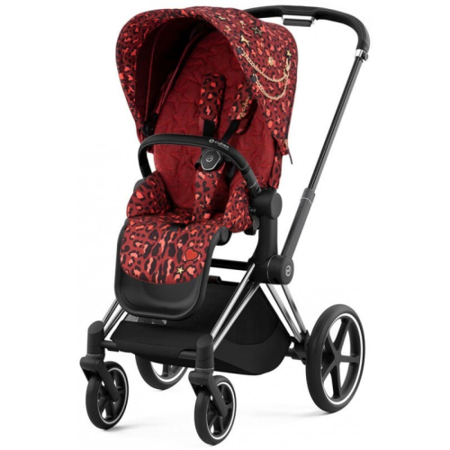 Коляска 2 в 1 Cybex Priam 4 цвет Rockstar шасси Chrome Black