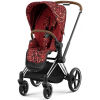 Коляска 2 в 1 Cybex Priam 4 цвет Rockstar шасси Chrome Brown