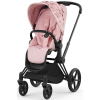 Коляска 2 в 1 Cybex Priam 4 цвет Pale Blush шасси Matt Black