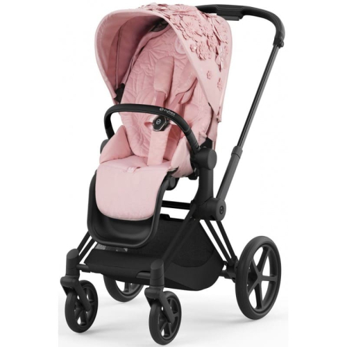 Коляска 2 в 1 Cybex Priam 4 цвет Pale Blush шасси Matt Black