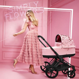 Коляска 2 в 1 Cybex Priam 4 цвет Pale Blush шасси Rose Gold