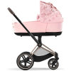 Коляска 2 в 1 Cybex Priam 4 цвет Pale Blush шасси Rose Gold