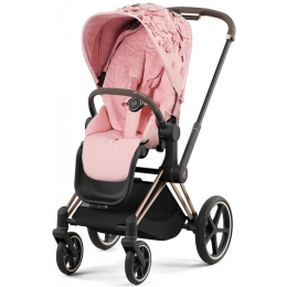 Коляска 2 в 1 Cybex Priam 4 цвет Pale Blush шасси Rose Gold