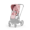 Коляска 2 в 1 Cybex Priam 4 цвет Pale Blush шасси Rose Gold