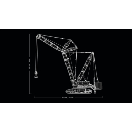 Конструктор LEGO Technic 42146 Гусеничный кран Liebherr LR 13000