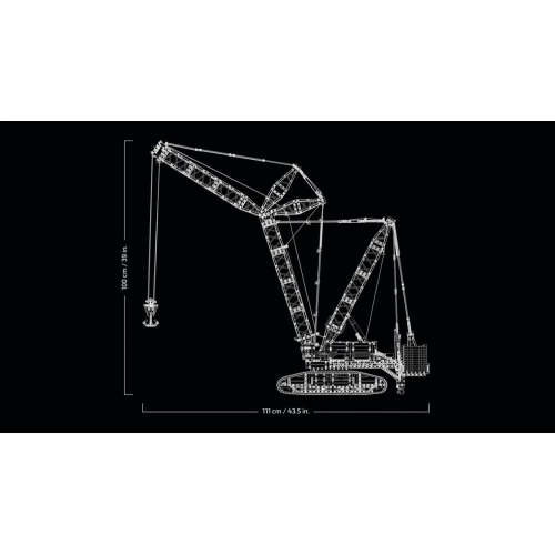 Конструктор LEGO Technic 42146 Гусеничный кран Liebherr LR 13000