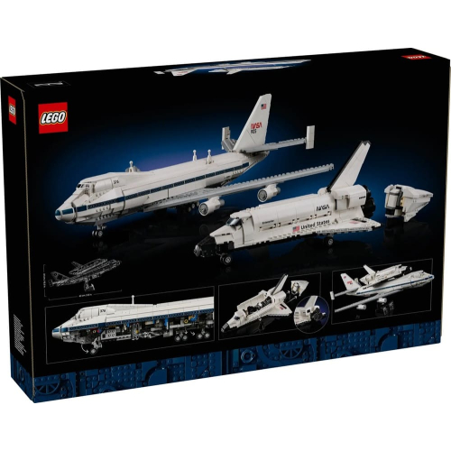 Конструктор LEGO Icons 10360 Самолет-носитель и Шаттл