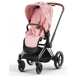 Коляска 2 в 1 Cybex Priam 4 цвет Pale Blush шасси Chrome Brown