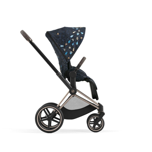 Коляска 2 в 1 Cybex Priam 4 цвет Jewels of Nature шасси Rosegold