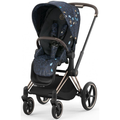 Коляска 2 в 1 Cybex Priam 4 цвет Jewels of Nature шасси Rosegold