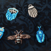 Коляска 2 в 1 Cybex Priam 4 цвет Jewels of Nature шасси Rosegold