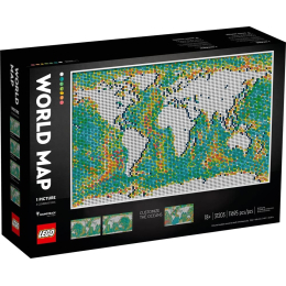Конструктор LEGO Art 31203 Карта мира