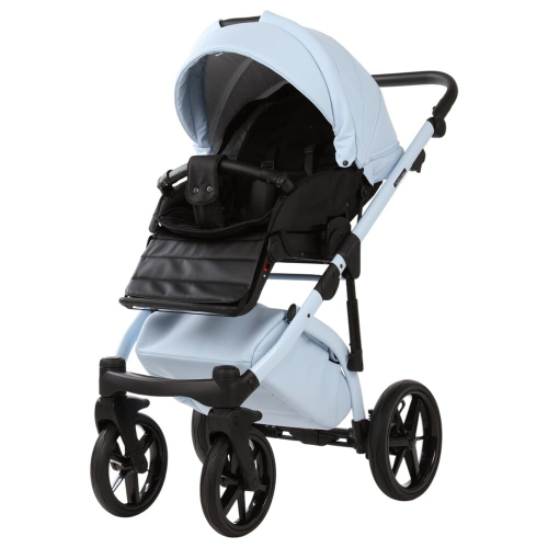 Коляска 2 в 1 Adamex Chantal Pro Natura CN-1-SKY (эко-кожа)