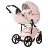 Коляска 2 в 1 Adamex Chantal Pro Natura CN-2-ROSE (эко-кожа)