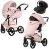 Коляска 3 в 1 Adamex Chantal Pro Natura CN-2-ROSE (Розовый)