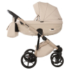 Коляска 2 в 1 Adamex Chantal Pro Natura CN-3 VANILLA (эко-кожа)