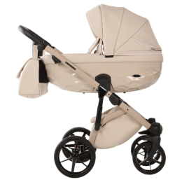 Коляска 3 в 1 Adamex Chantal Pro Natura CN-3 VANILLA