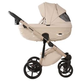 Коляска 3 в 1 Adamex Chantal Pro Natura CN-3 VANILLA