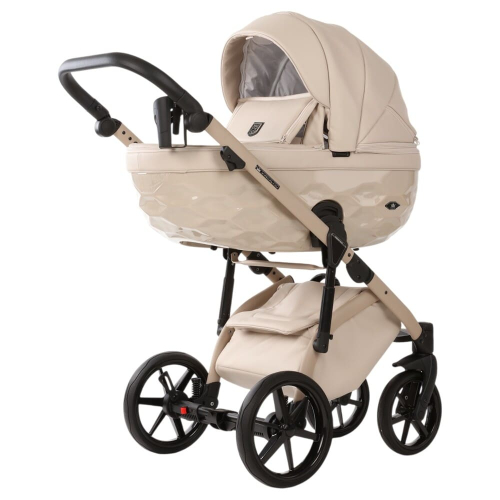 Коляска 3 в 1 Adamex Chantal Pro Natura CN-3 VANILLA