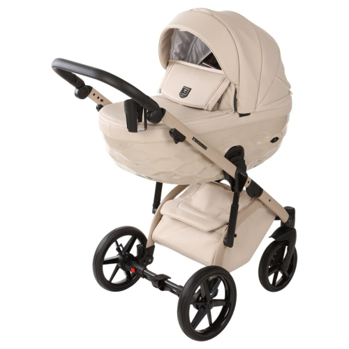 Коляска 3 в 1 Adamex Chantal Pro Natura CN-3 VANILLA
