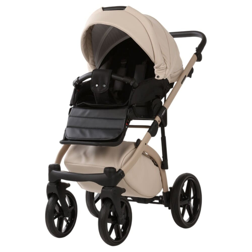 Коляска 3 в 1 Adamex Chantal Pro Natura CN-3 VANILLA