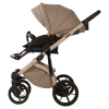 Коляска 2 в 1 Adamex Chantal Pro Natura CN-4 CAPPUCCINO (эко-кожа)