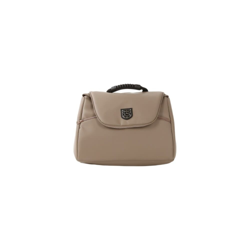 Коляска 2 в 1 Adamex Chantal Pro Natura CN-4 CAPPUCCINO (эко-кожа)