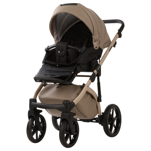 Коляска 3 в 1 Adamex Chantal Pro Natura CN-4 CAPPUCCINO
