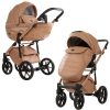Коляска 2 в 1 Adamex Chantal Pro Natura CN-5 CAMEL (эко-кожа)