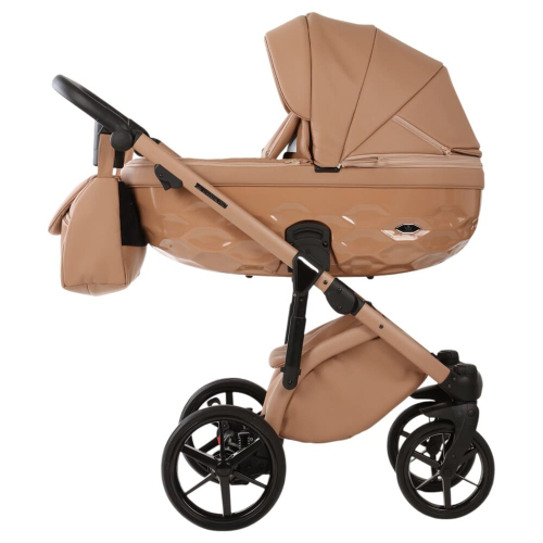 Коляска 2 в 1 Adamex Chantal Pro Natura CN-5 CAMEL (эко-кожа)