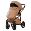 Коляска 2 в 1 Adamex Chantal Pro Natura CN-5 CAMEL (эко-кожа)