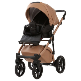 Коляска 2 в 1 Adamex Chantal Pro Natura CN-5 CAMEL (эко-кожа)