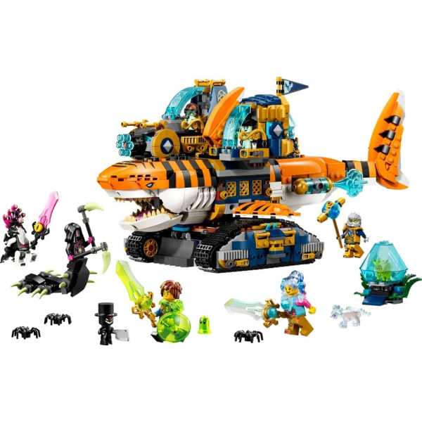 Конструктор LEGO DREAMZzz 71515 Тигровый акулий танк