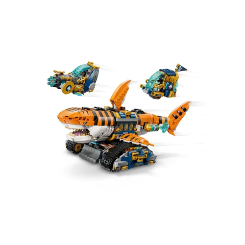 Конструктор LEGO DREAMZzz 71515 Тигровый акулий танк