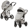Коляска 2 в 1 Adamex Chantal Pro Natura CN-9-MOON (эко-кожа)