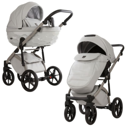 Коляска 2 в 1 Adamex Chantal Pro Natura CN-9-MOON (эко-кожа)