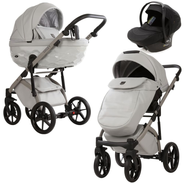 Коляска 3 в 1 Adamex Chantal Pro Natura CN-9-MOON