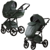 Коляска 2 в 1 Adamex Chantal Pro Natura CN-12 FOREST GREEN (эко-кожа)