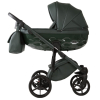 Коляска 2 в 1 Adamex Chantal Pro Natura CN-12 FOREST GREEN (эко-кожа)