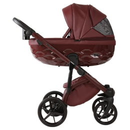 Коляска 2 в 1 Adamex Chantal Pro Natura CN-18 RUBY (эко-кожа)