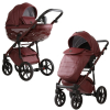 Коляска 2 в 1 Adamex Chantal Pro Natura CN-18 RUBY (эко-кожа)