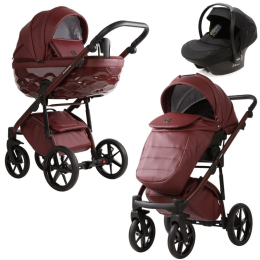 Коляска 3 в 1 Adamex Chantal Pro Natura CN-18 Ruby