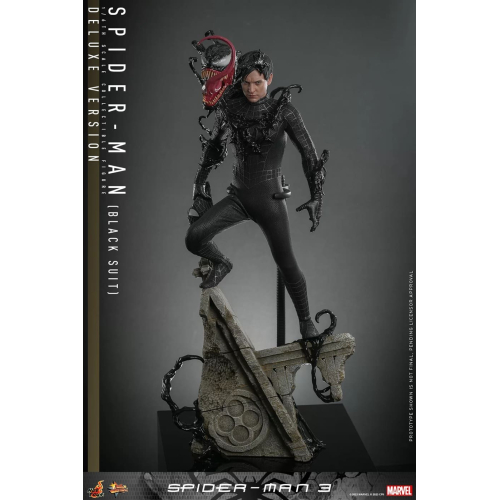 Коллекционная фигурка Hot Toys Spider man 3 (Черный костюм) MMS728 Deluxe масштаб 1/6