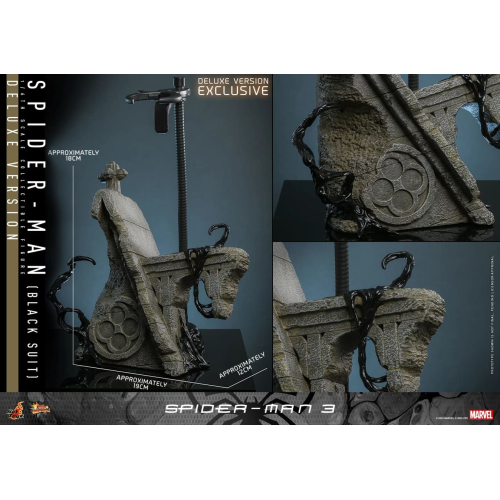 Коллекционная фигурка Hot Toys Spider man 3 (Черный костюм) MMS728 Deluxe масштаб 1/6