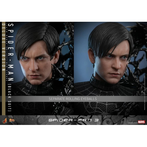Коллекционная фигурка Hot Toys Spider man 3 (Черный костюм) MMS728 Deluxe масштаб 1/6