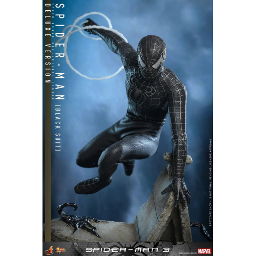 Коллекционная фигурка Hot Toys Spider man 3 (Черный костюм) MMS728 Deluxe масштаб 1/6