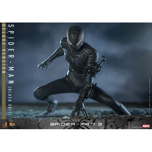 Коллекционная фигурка Hot Toys Spider man 3 (Черный костюм) MMS728 Deluxe масштаб 1/6